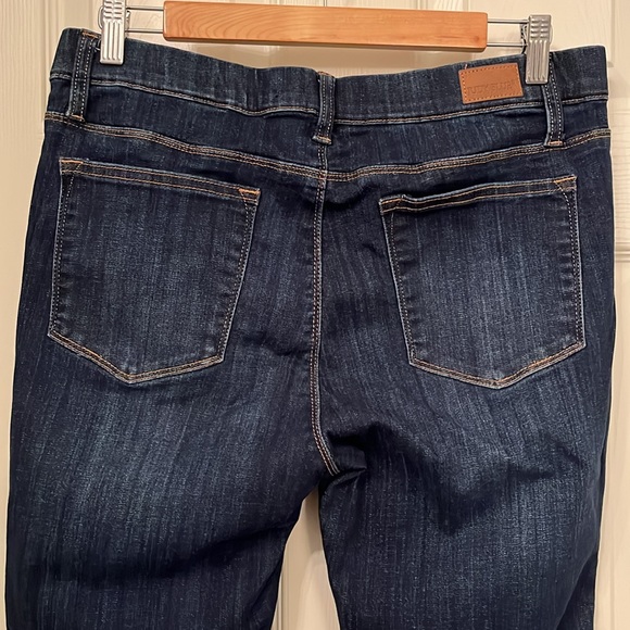 Judy Blue Women’s High Rise Dark Wash Pull‎ On Skinny Jeans Sz 13/31 Stretch - Picture 5 of 12